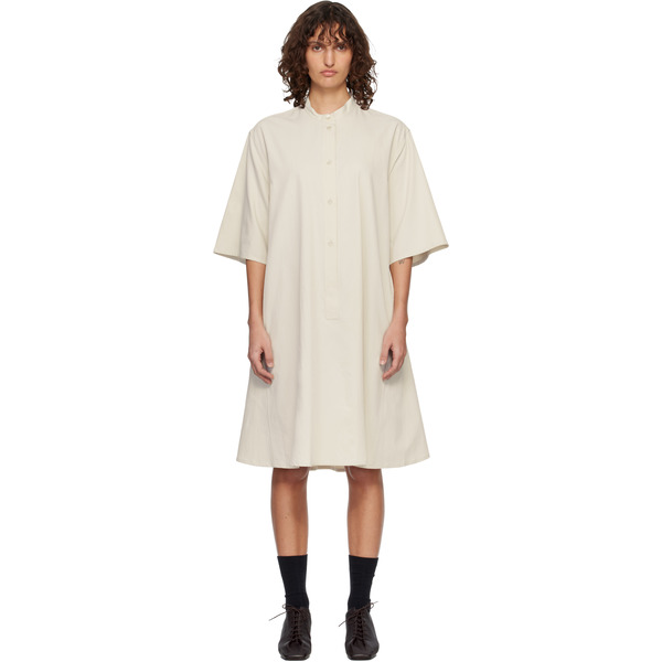  Studio Nicholson Off-white Twill Minidress 