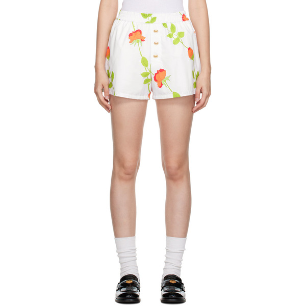  Tanner Fletcher White Winnie Boxer Shorts 