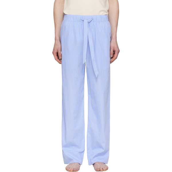  Tekla Blue Poplin Pyjama Pants 