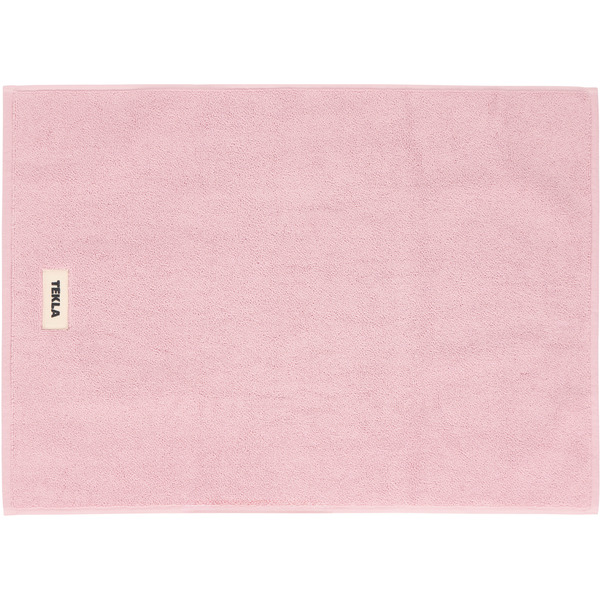  Tekla Pink Terry Bath Mat 