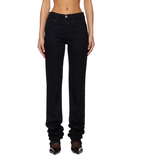  The Attico Black Washed Stretch Jeans 