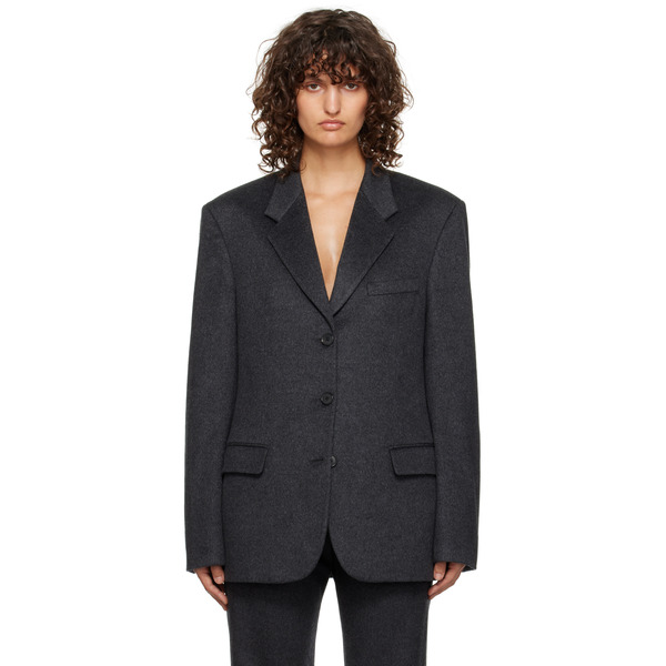  The Row Gray Lasonne Blazer 