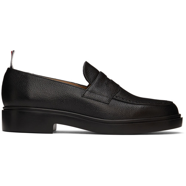  Thom Browne Black Penny Loafers 