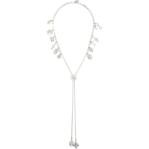 Toga Pulla Metal Motif Loop Tie Necklace 
