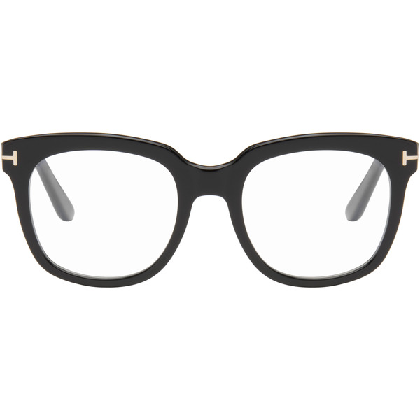  Tom Ford Black Icon Block Square Blue Light Glasses 