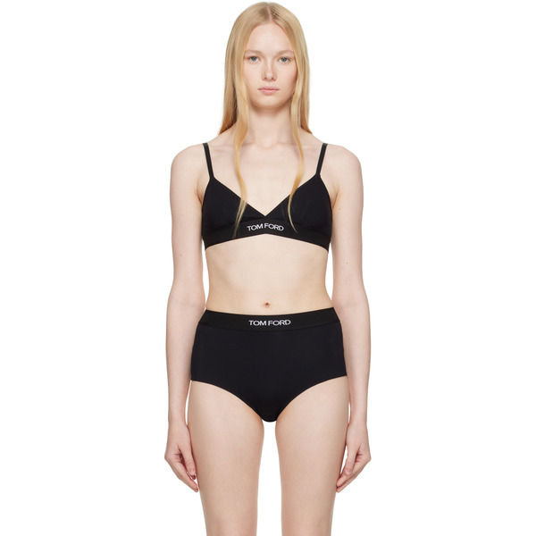 Tom Ford Black Modal Signature Bra 