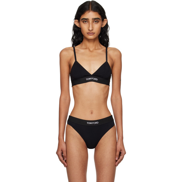  Tom Ford Black Modal Signature Bra 
