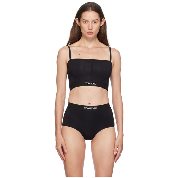  Tom Ford Black Modal Signature Camisole 
