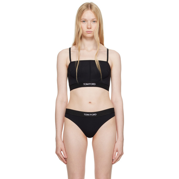  Tom Ford Black Modal Signature Camisole 