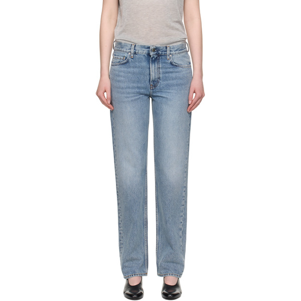  Toteme Blue Low Straight Jeans 