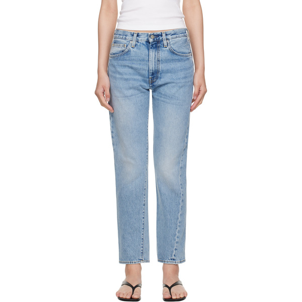  Toteme Blue Twisted Seam Jeans 