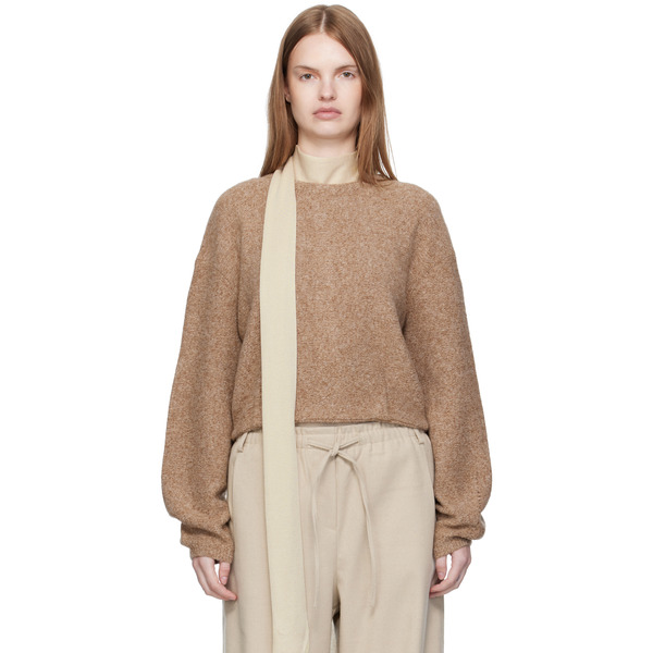  Umarmung Taupe Baby Alpaca Two Way Cardigan 