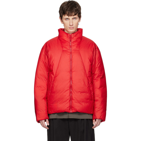  Veilance Red Conduit Down Jacket 