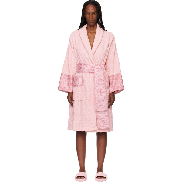  Versace Pink 'i Heart Baroque' Bathrobe 