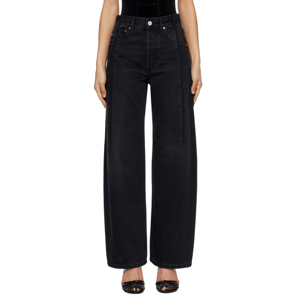  Vetements Black Cut Jeans 