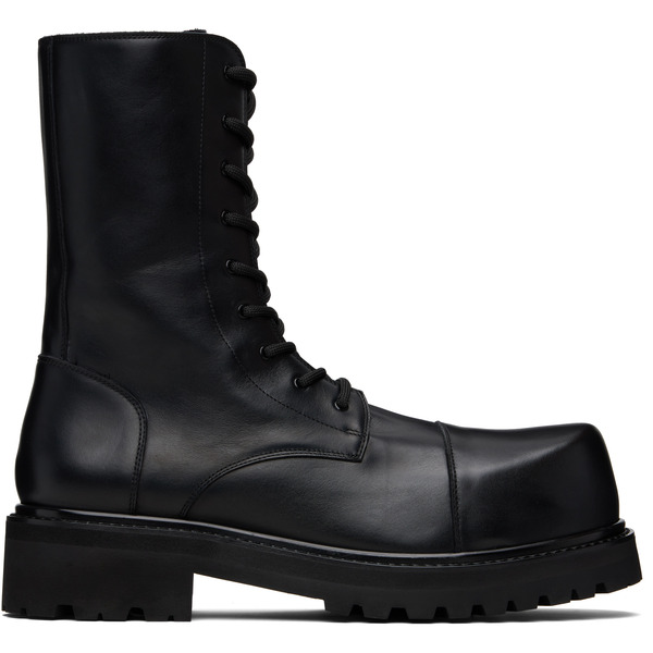  Vetements Black Stomp Compact Boots 