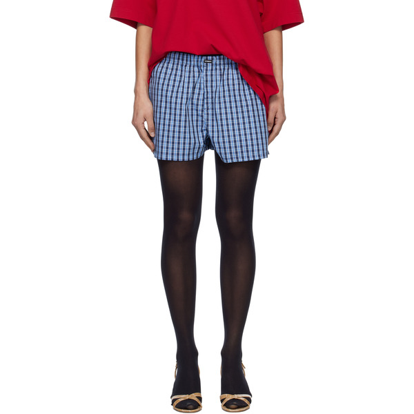  Vetements Blue Push-up Shirting Shorts 