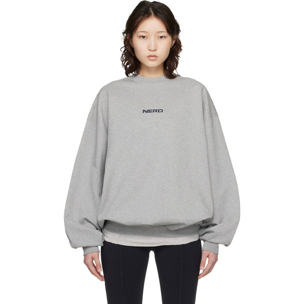  Vetements Gray 'nerd' Sweatshirt 