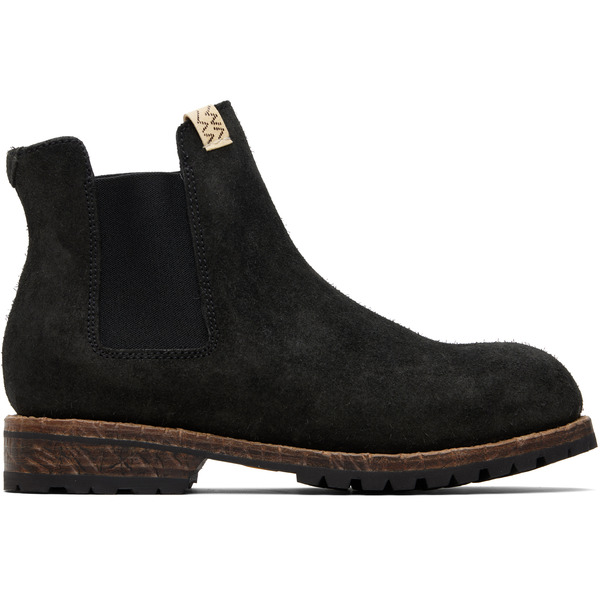  Visvim Black Gornergrat Mid-folk Chelsea Boots 