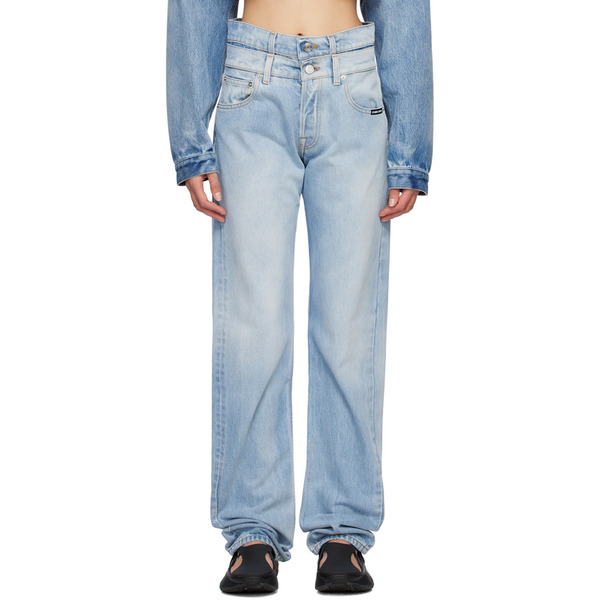  Vtmnts Blue Double Waist Jeans 