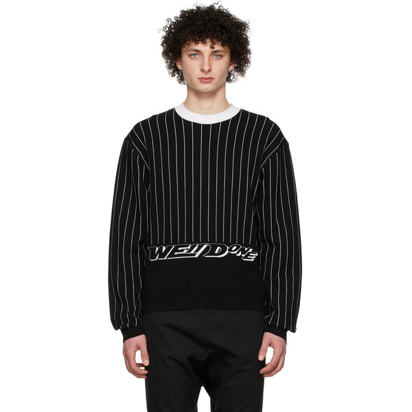  We11done Black Rayon Sweater 