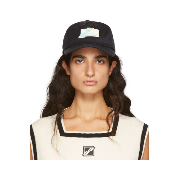  We11done Navy Logo Wappen Cap 