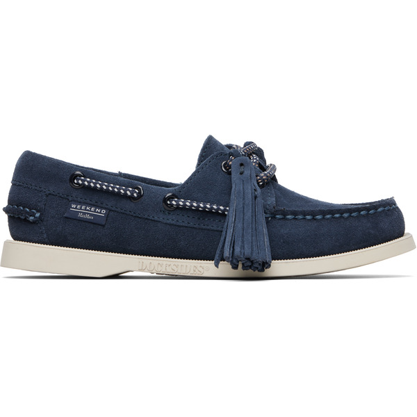  Weekend Max Mara Navy Sebago Edition Dockside Boat Shoes 