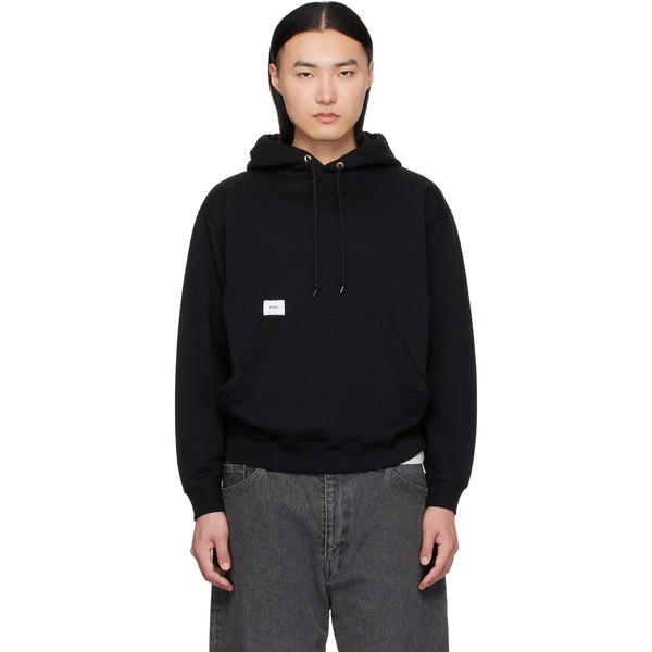  Wtaps Black Sign-yd Hoodie 