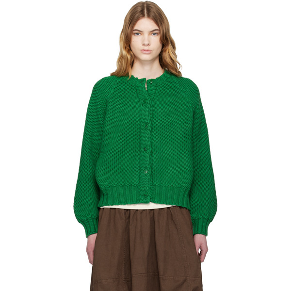  Ymc Green Atomic Cardigan 