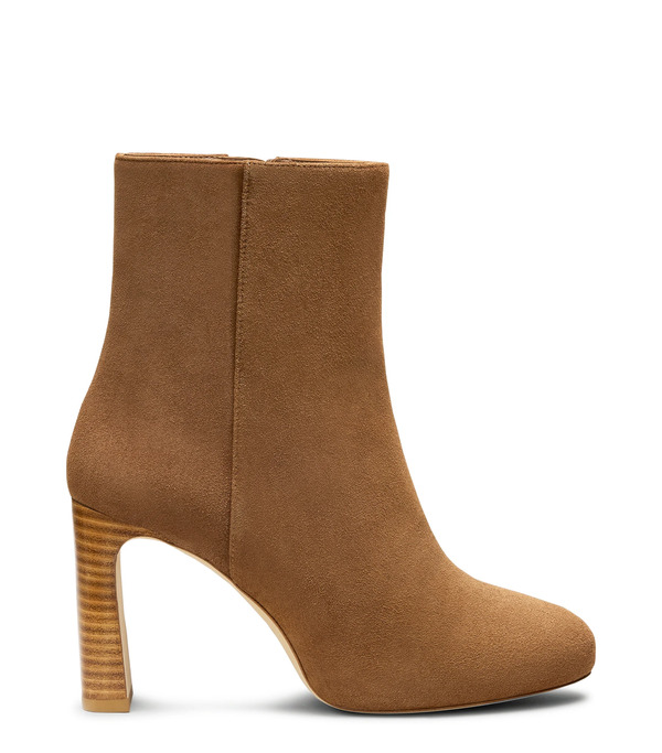  Stuart Weitzman Babette Platform Zip Bootie - Mujer Botas Y Botines Toasted Almond/new Camel 41.5 