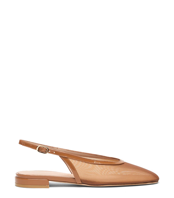 Stuart Weitzman Bareitall Slingback - Mujer Slingback Boho Tan 40.5 