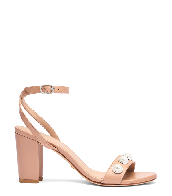  Stuart Weitzman Nearlybare Portia Sandal - Mujer  Adobe 36 