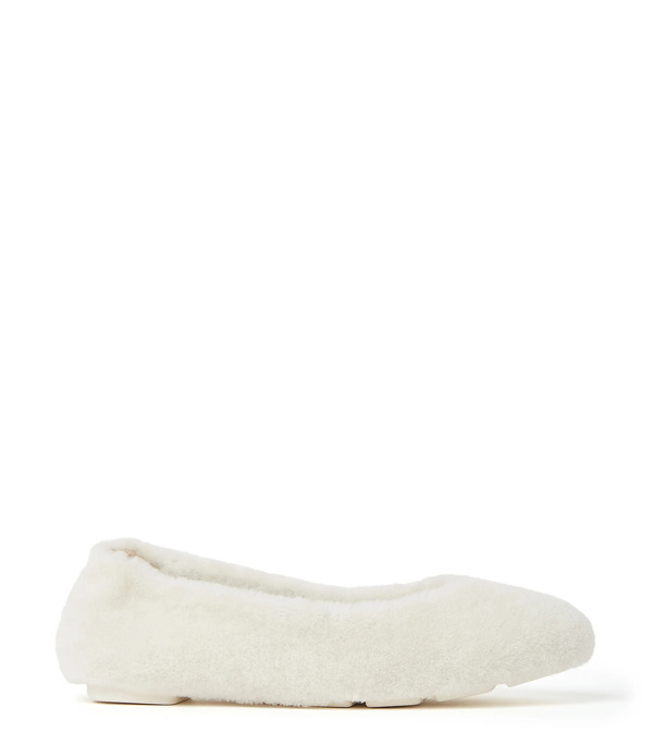  Stuart Weitzman Pirouette Super Chill Flat - Mujer  Crema 41.5 