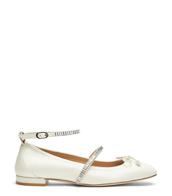  Stuart Weitzman Stefanie Ballet Flat - Mujer  Crema/claro 36.5 