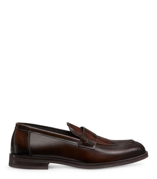  Stuart Weitzman Sw Club Classic Moc - Hombre  Cognac 45 