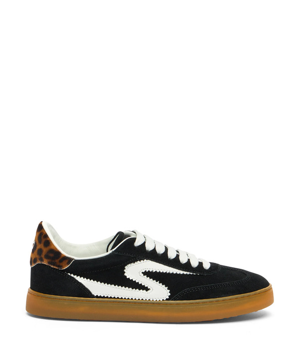  Stuart Weitzman Sw Runaround Sneaker - Mujer  Black/white/classic 38 