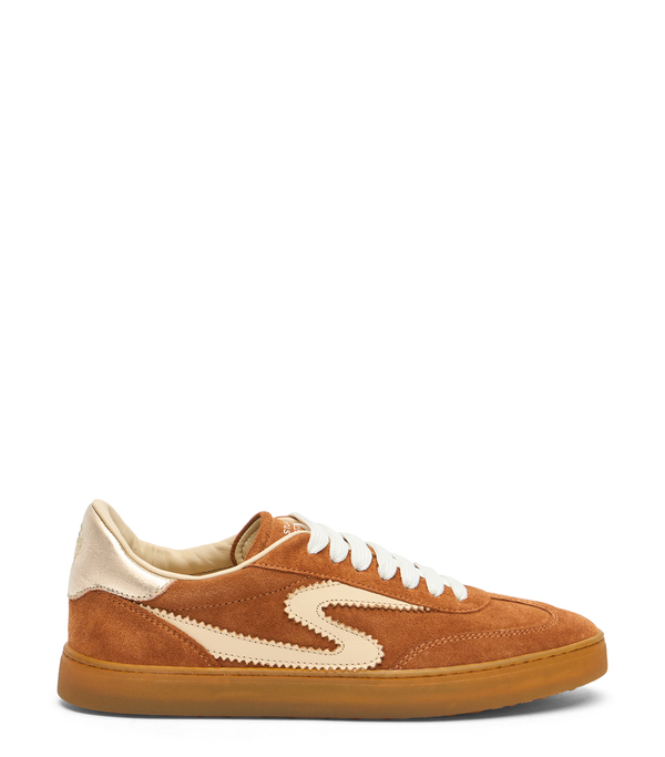  Stuart Weitzman Sw Runaround Sneaker - Mujer  Luxe Saddle/linen/platinum 37 