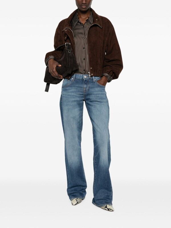  7 For All Mankind 7 For All Mankind Low Straight Denim Jeans 