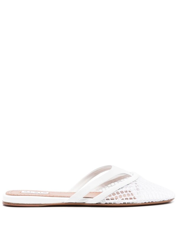  Alaïa Alaïa Fishnet Thong Sandals 