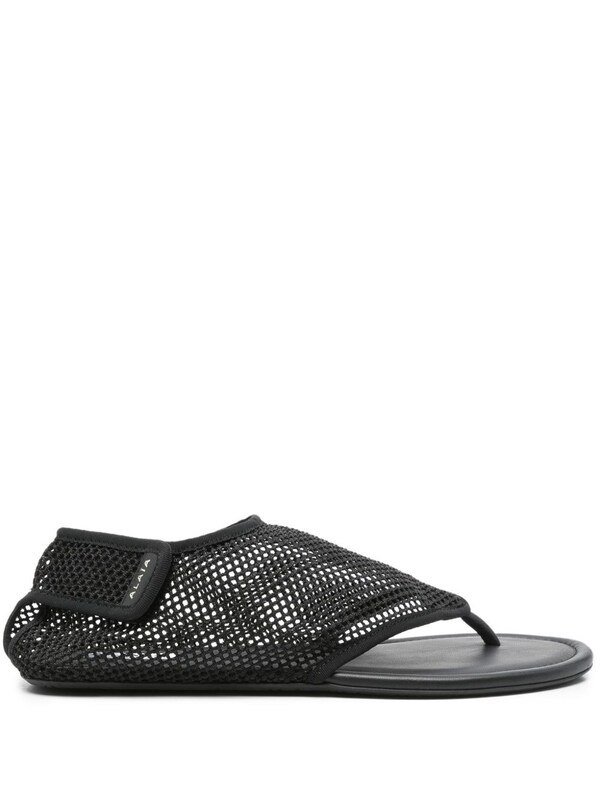  Alaïa Alaïa Fishnet Thong Sandals 