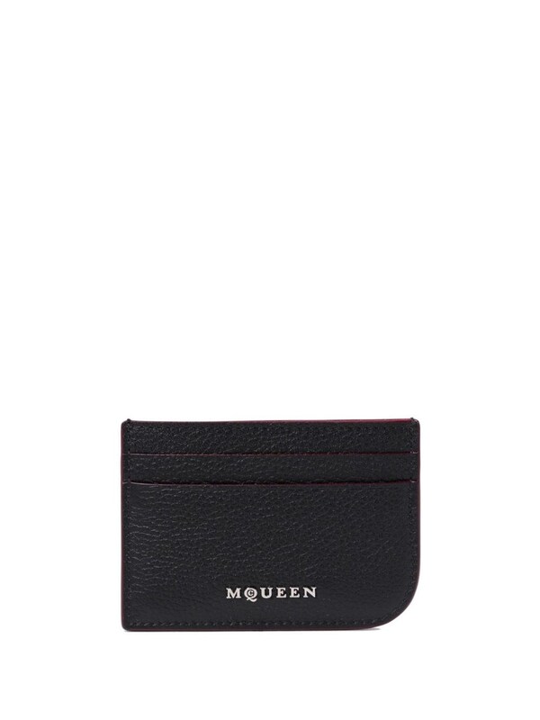  Alexander Mcqueen Alexander Mcqueen Sling Leather Card Case 