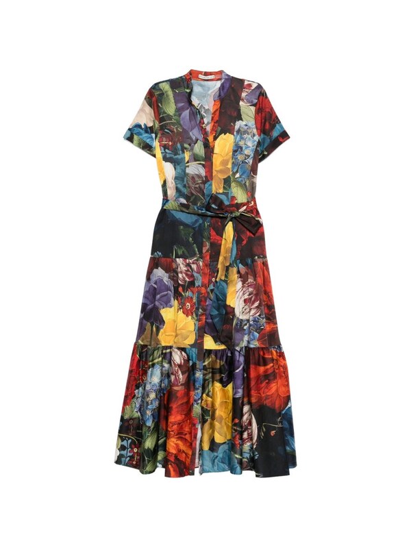 Alice+olivia Alice+olivia Printed Midi Dress 