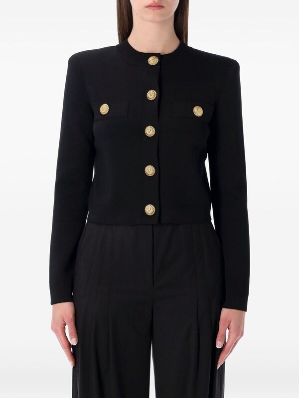  Balmain Balmain Buttoned Crewneck Cardigan 