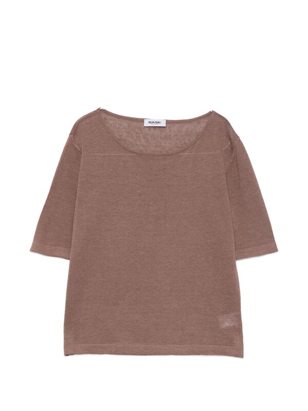 Base Base Linen And Cotton Blend Sweater 