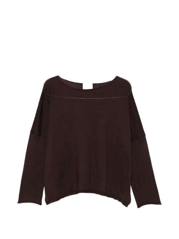  Beyou Beyou Cashmere And Cotton Blend Sweater 