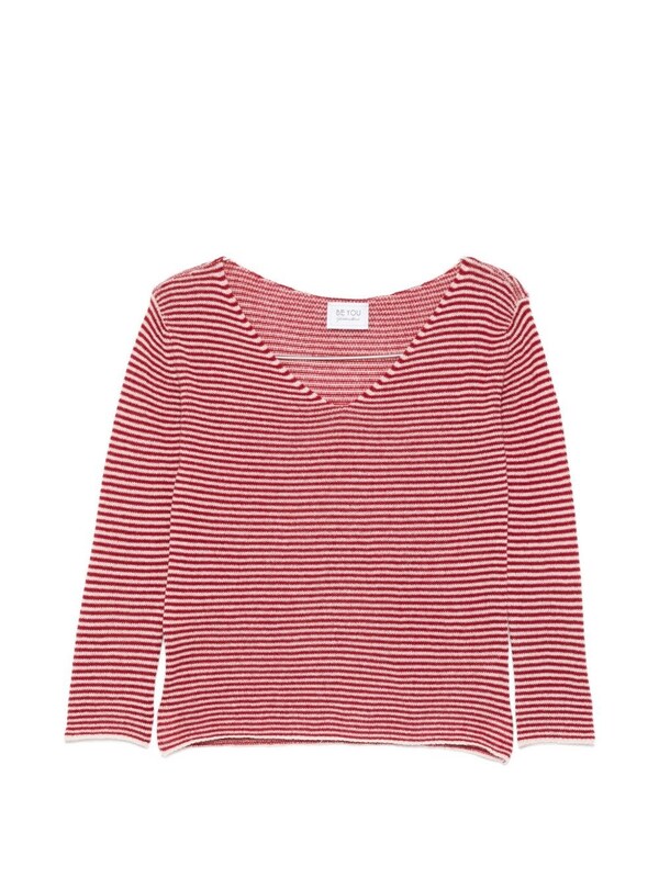  Beyou Beyou Cashmere V-necked Sweater 