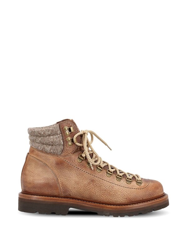 Brunello Cucinelli Brunello Cucinelli Leather Ankle Boots 