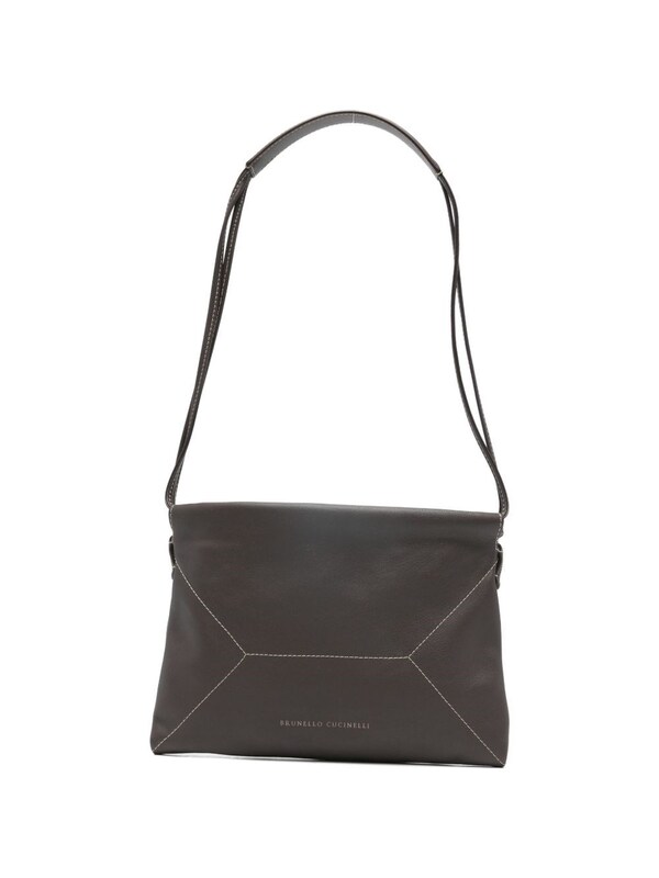  Brunello Cucinelli Brunello Cucinelli Leather Shoulder Bag 