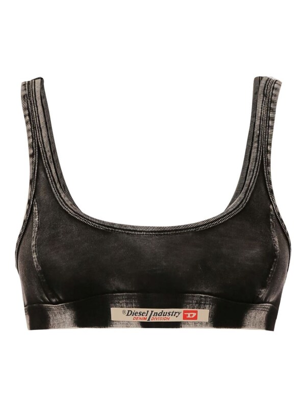  Diesel Diesel Denim Print Bralette Bra 