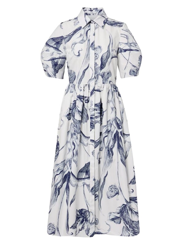  Erdem Erdem Floral Print Short Sleeve Dress 